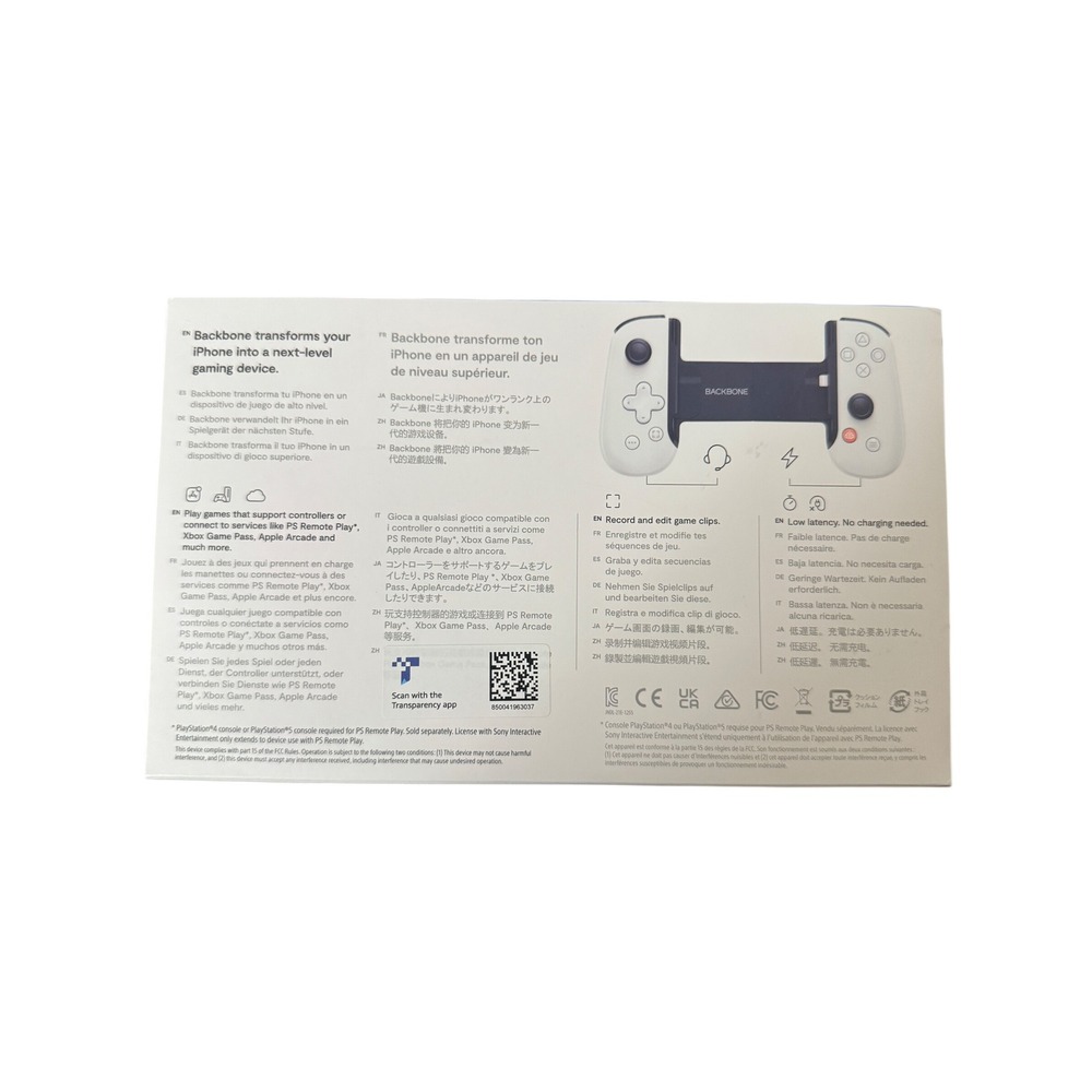Backbone One Mobile Gaming Controller for iPhone PlayStation Edition White NIB - Picture 3 of 4